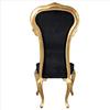 Design Toscano Delacroix Ebony Velvet Gilded Side Chair, PK 2 AF951691